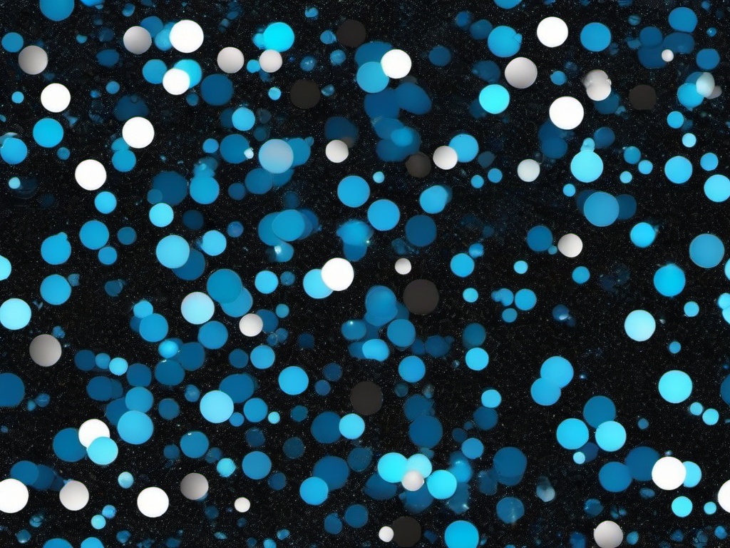 Blue Black Glitter Background  