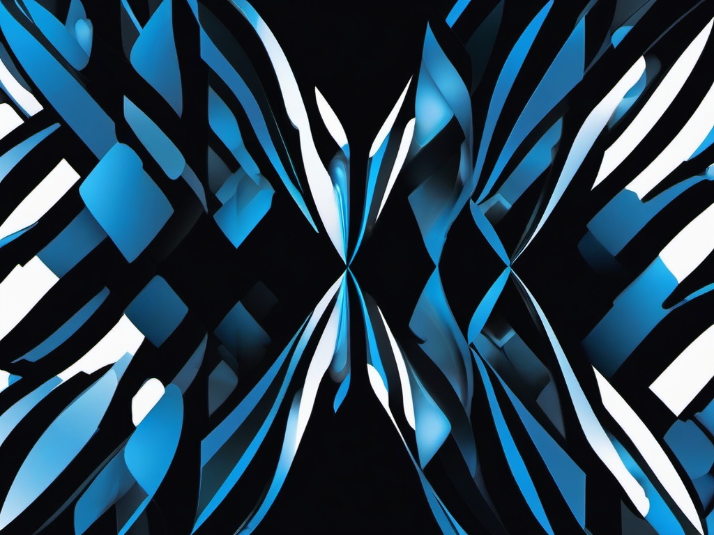 Black Blue Wallpaper-Black with cool blue abstract patterns for a sleek look  background wallpaper