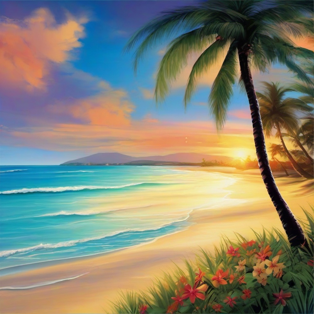 Beach Background Wallpaper - beach painting background  