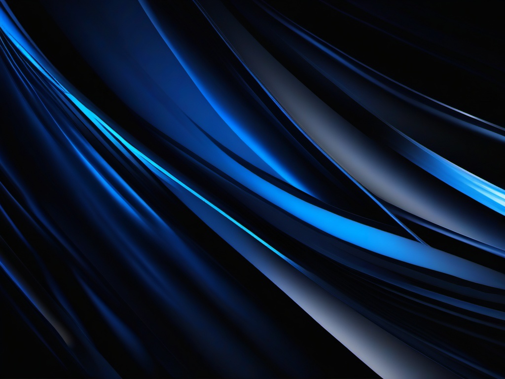 Black Background With Blue-Deep black with electric blue streaks for a dynamic contrast  background wallpaper