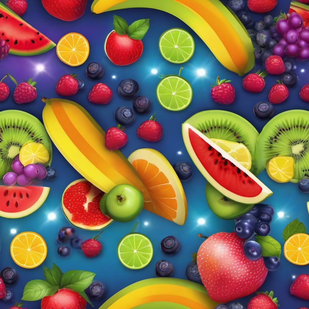 Rainbow Background Wallpaper - rainbow fruit wallpaper  