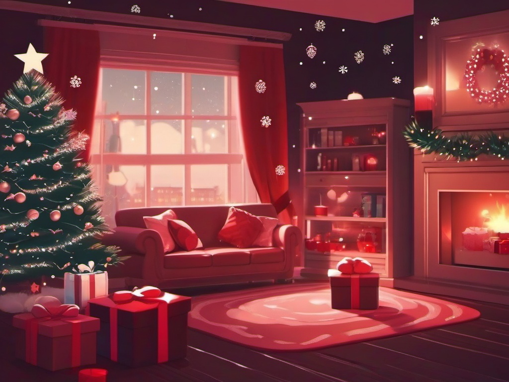 Cute Aesthetic Christmas Background  