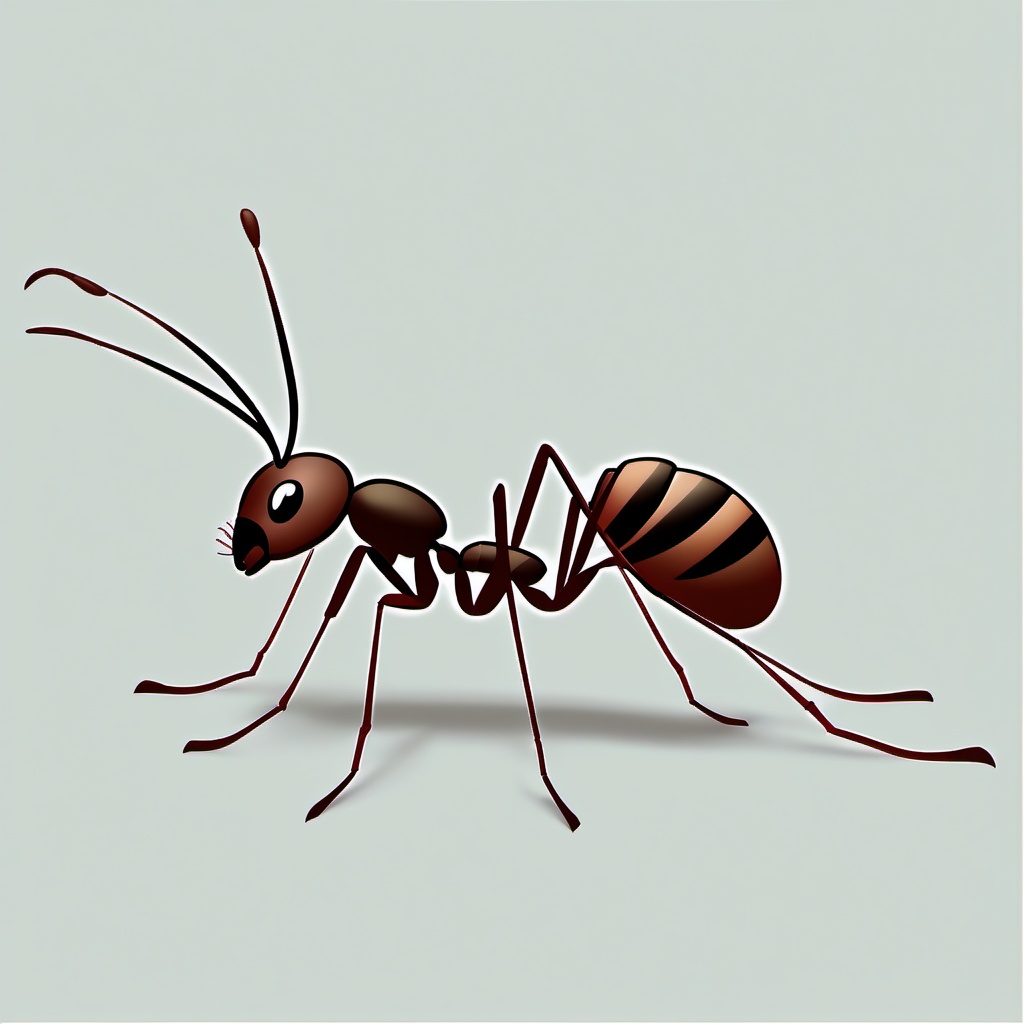 Ant clipart - ant looking curious  clipart