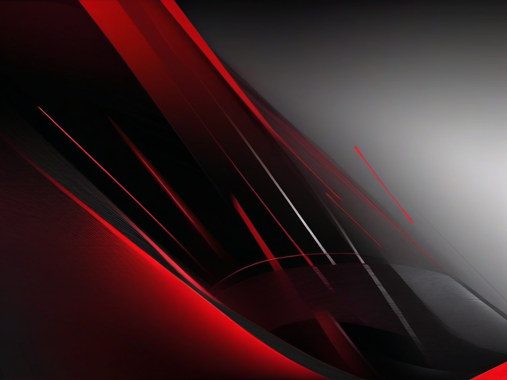 Cool Black And Red Backgrounds-Dark black background with cool, abstract red lines and shapes creating a futuristic effect  background wallpaper