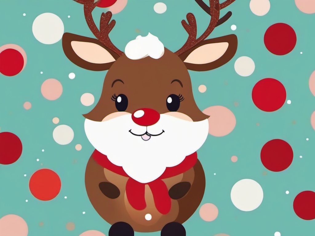 Cute Rudolph Wallpaper  