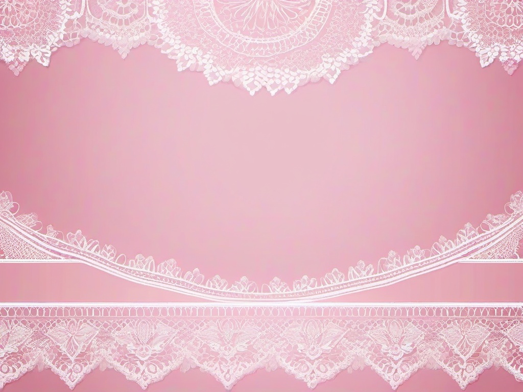 Background Light Pink-Light pink with elegant white lace patterns around the edges  background wallpaper