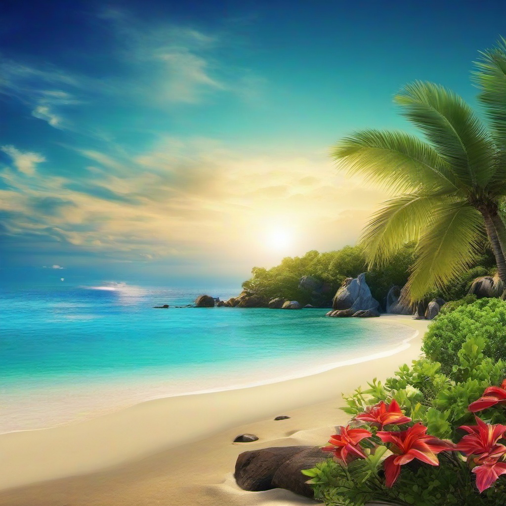 Beach Background Wallpaper - beach pc background  