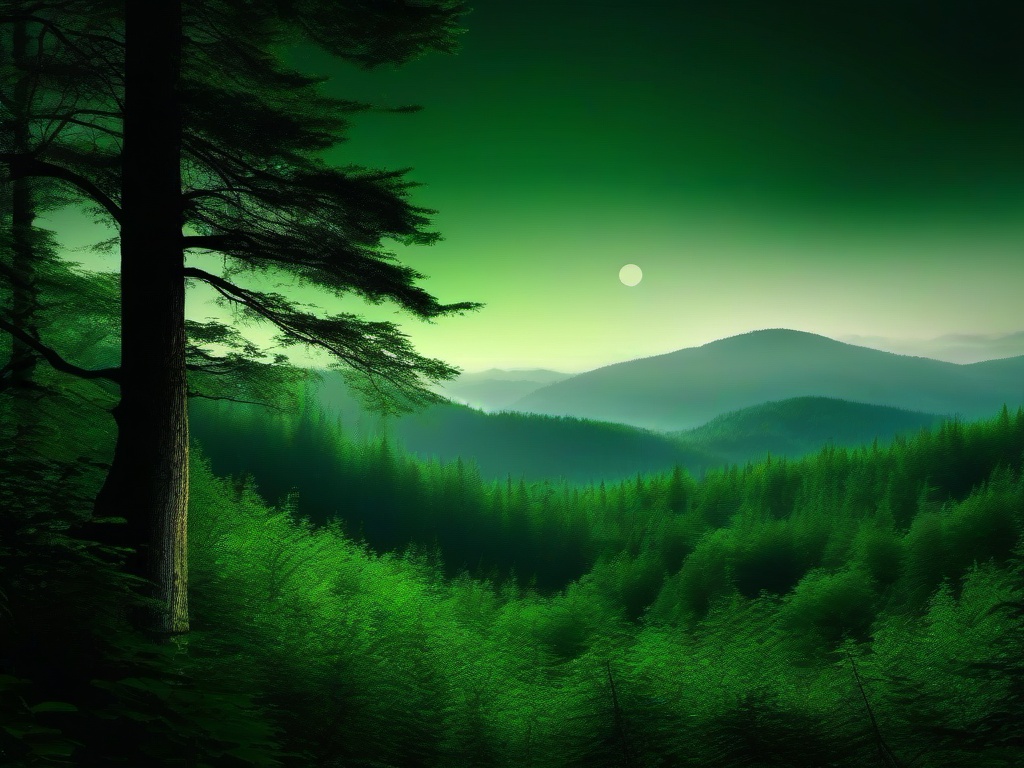 Dark Green Forest Background  ,desktop background wallpaper