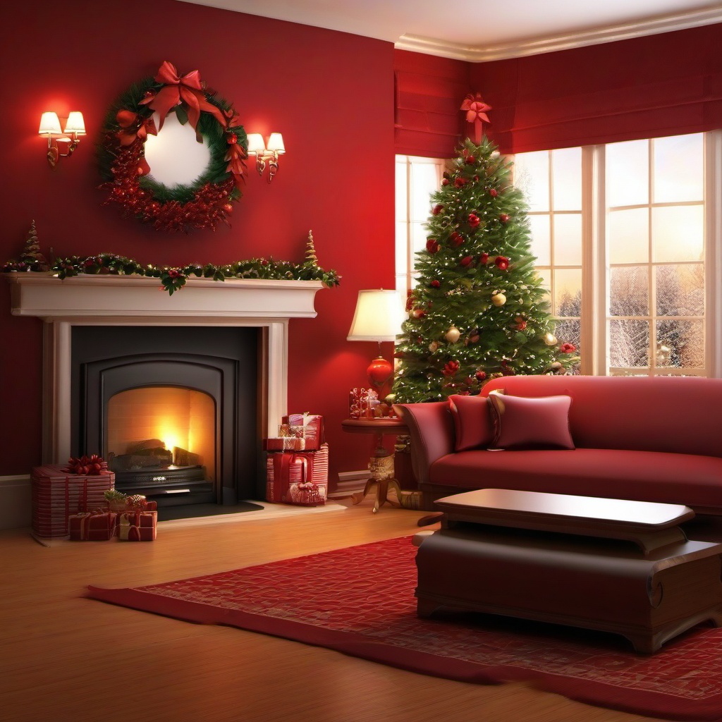 Christmas Background Wallpaper - living room christmas background  