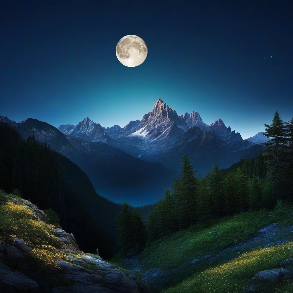 Mountain Background Wallpaper - moon mountain wallpaper  