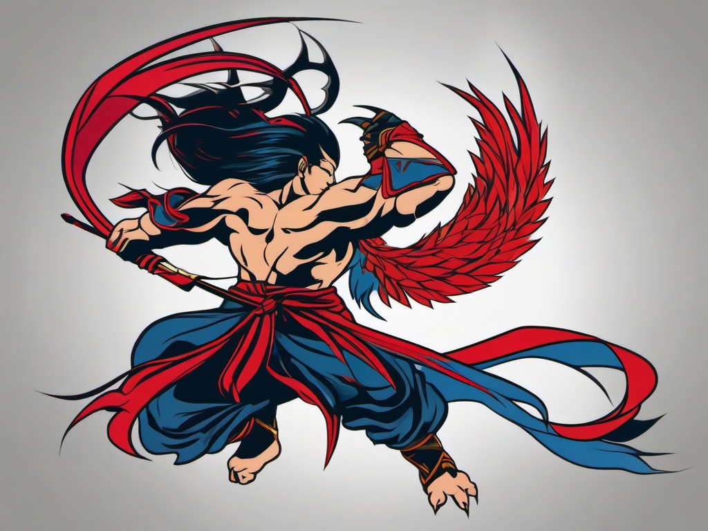 yatagarasu tattoo  simple vector color tattoo