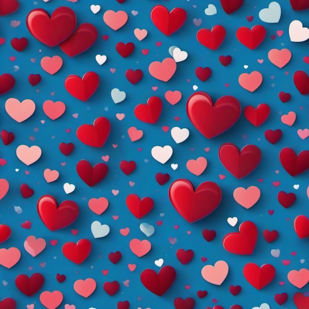 Heart Background Wallpaper - cute blue heart background  