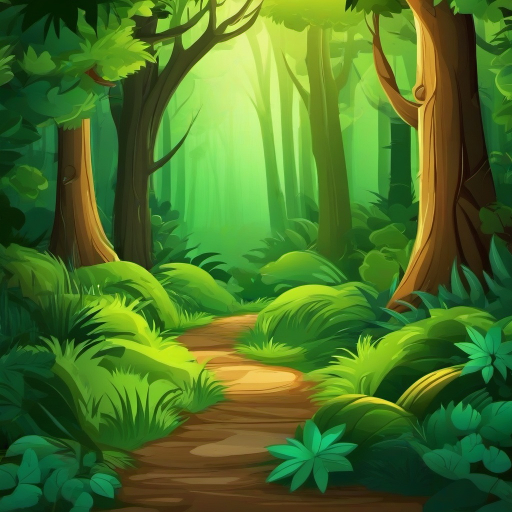 Forest Background Wallpaper - cartoon forest background portrait  