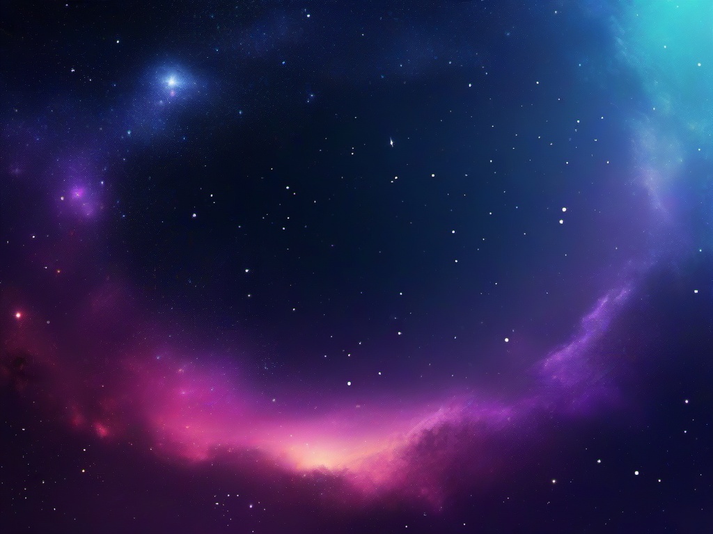 Galaxy Background - Deep space theme with stars and nebulae  minimal design