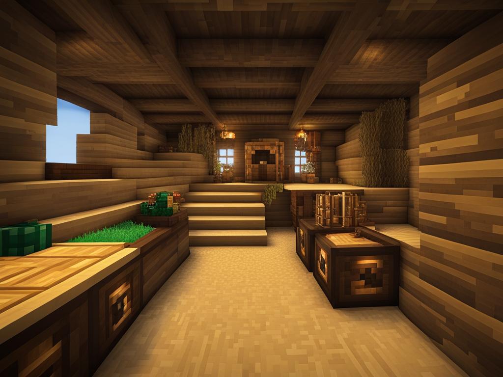 wild west gold mine with hidden treasure and tunnels - minecraft house ideas minecraft block style