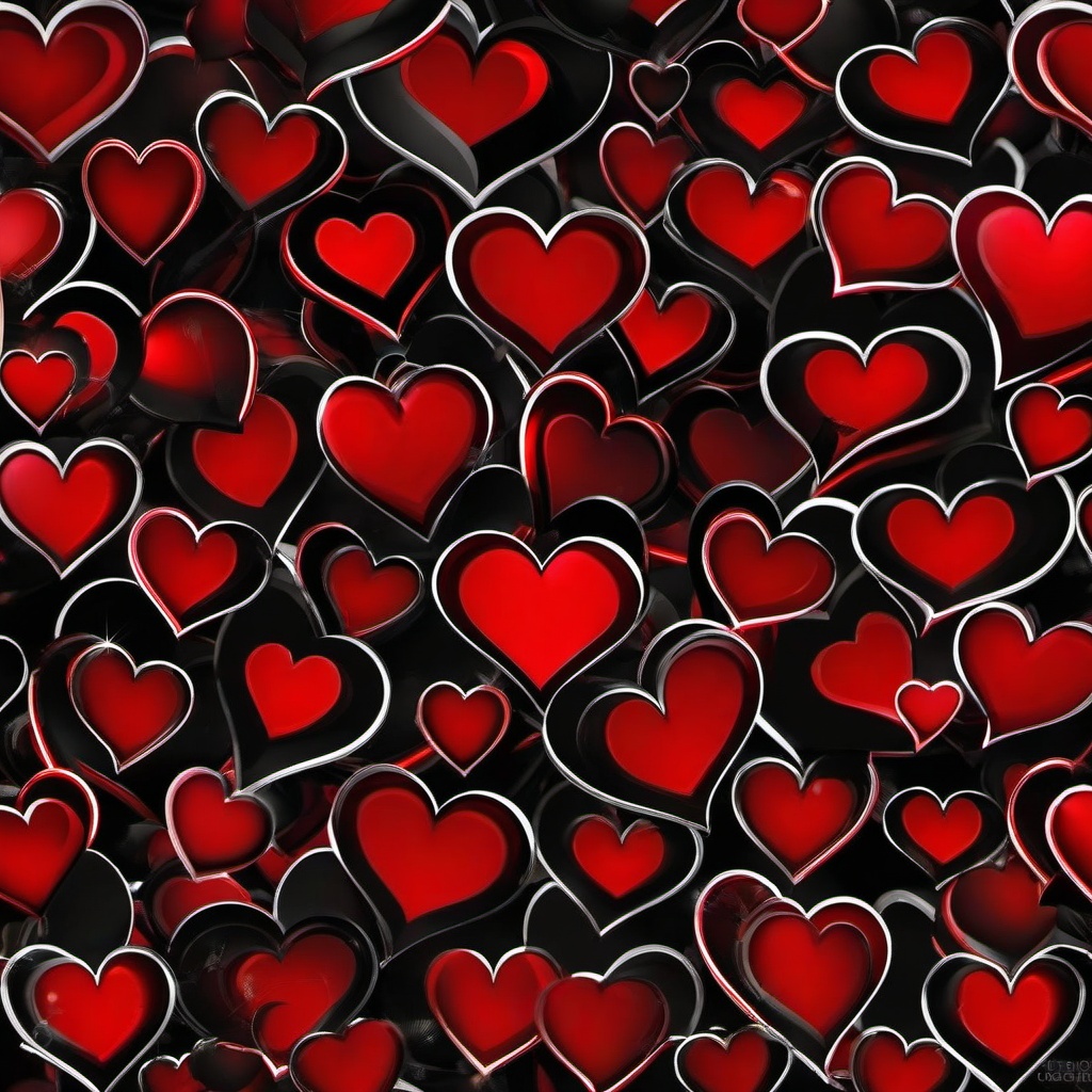 Heart Background Wallpaper - red heart with black background wallpaper  