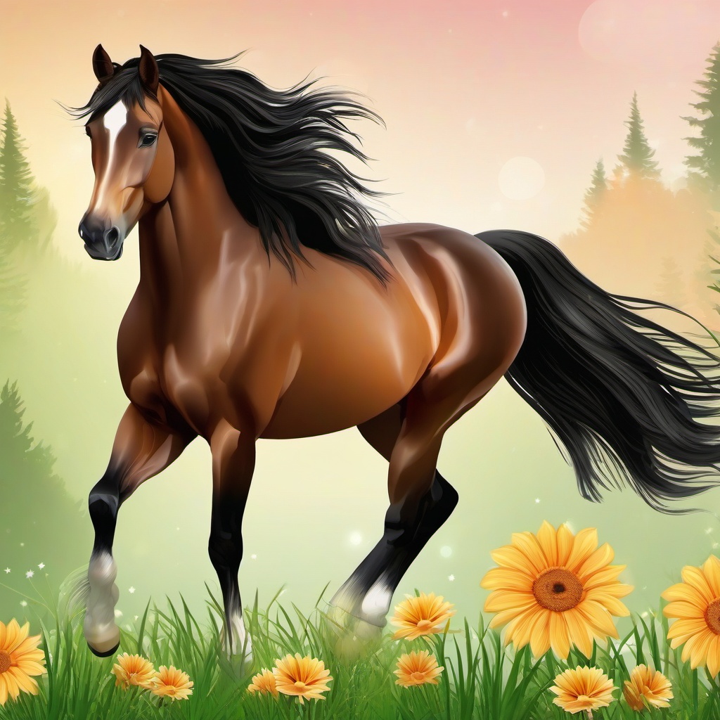 Cute Horse Wallpaper - Cute horse themed  ,background wallpaper