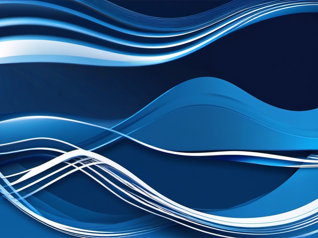 Blue Abstract Wallpaper-Abstract blue design with wavy lines and gradients  background wallpaper