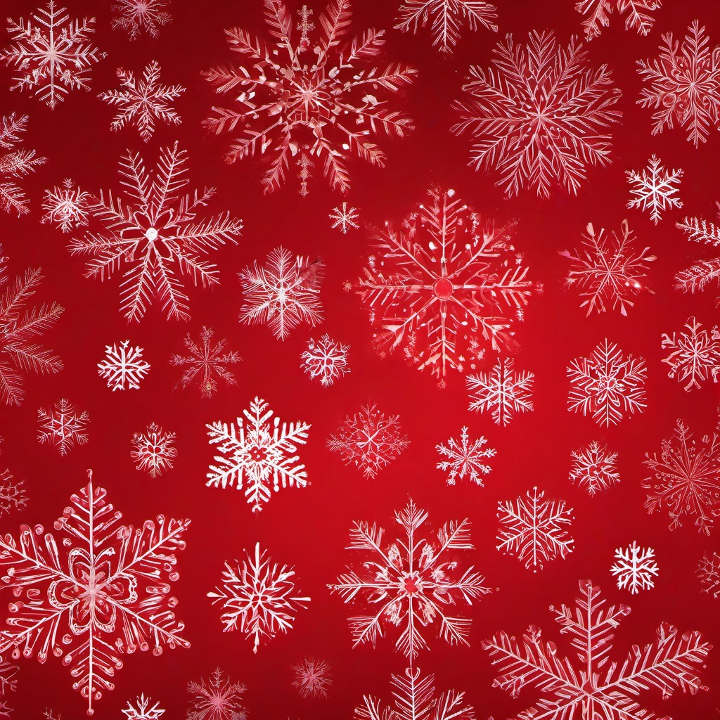 Christmas Background Wallpaper - red snowflake background  