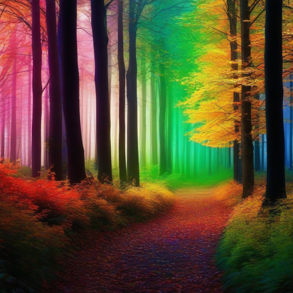 Forest Background Wallpaper - colorful forest wallpaper  