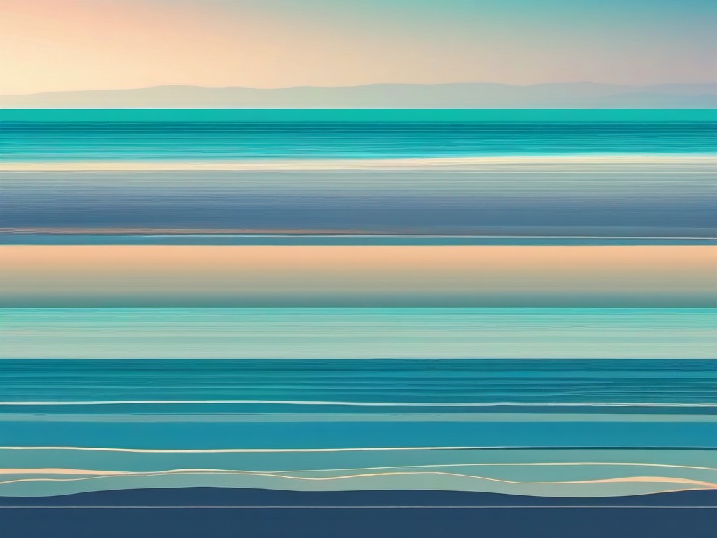 Ocean Background - Serene Beach Horizon wallpaper, abstract art style, patterns, intricate