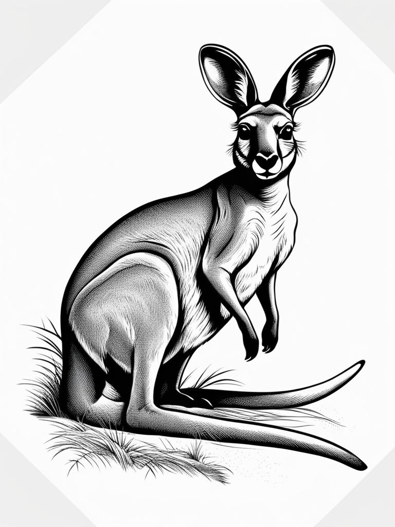 kangaroo clipart 