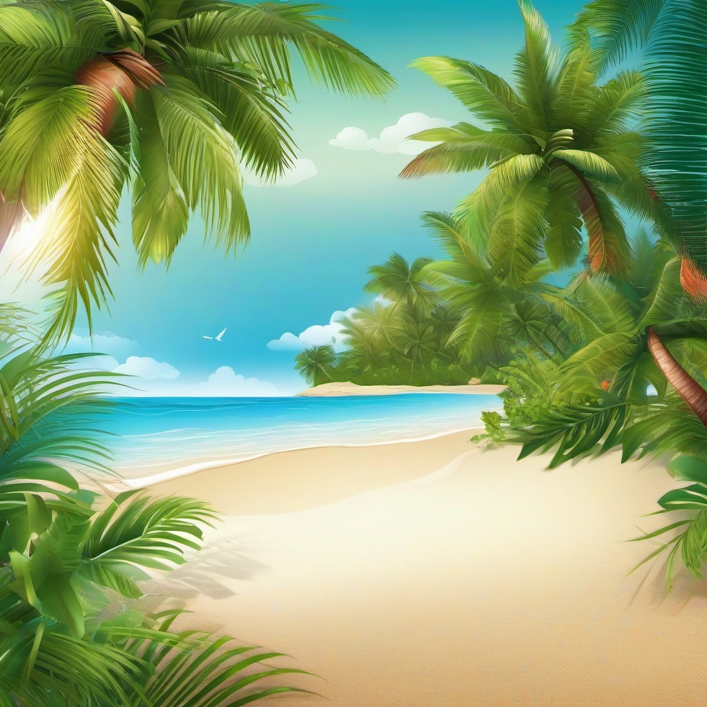 Beach background - coconut beach background  