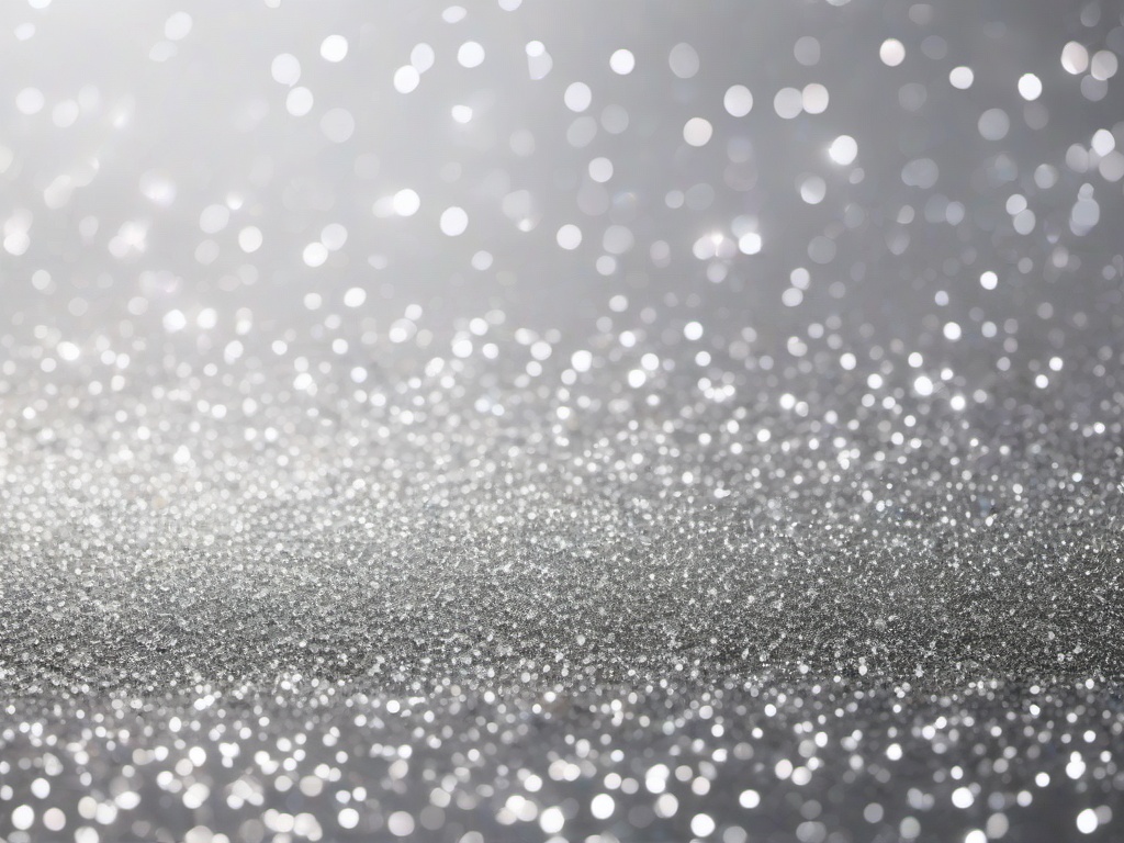 White And Silver Glitter Background  