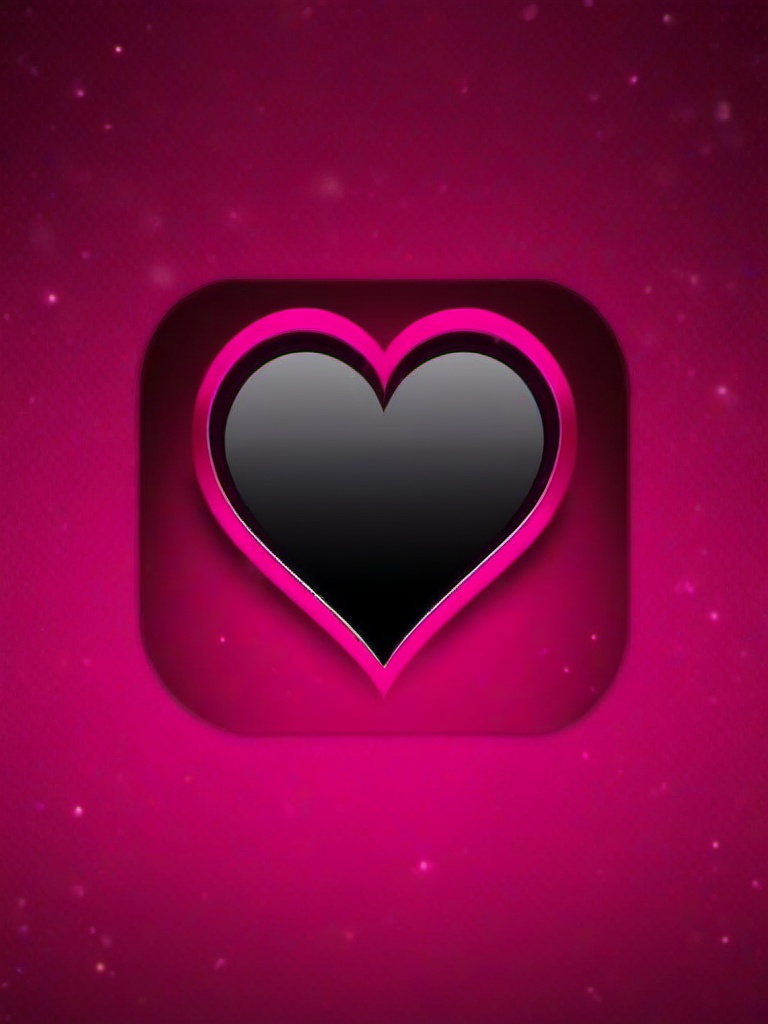 Dark Pink Heart Wallpaper  ,mobile iphone background wallpaper