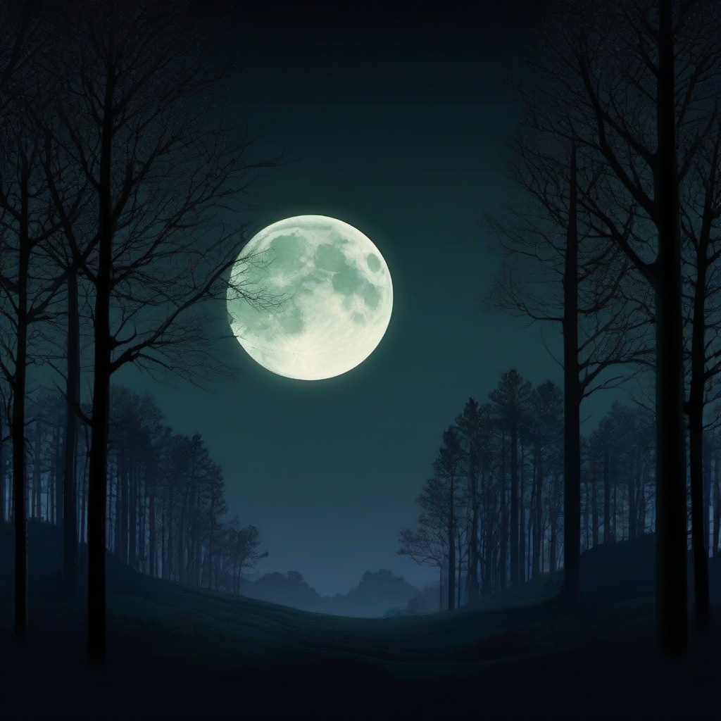 Forest Background Wallpaper - dark forest moon wallpaper  
