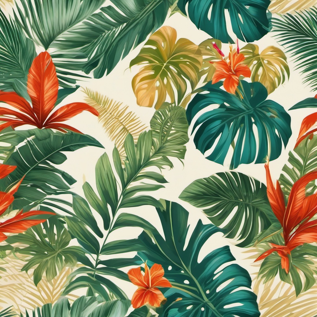 Tropical Paradise Beach Beach Background intricate details, patterns, wallpaper photo