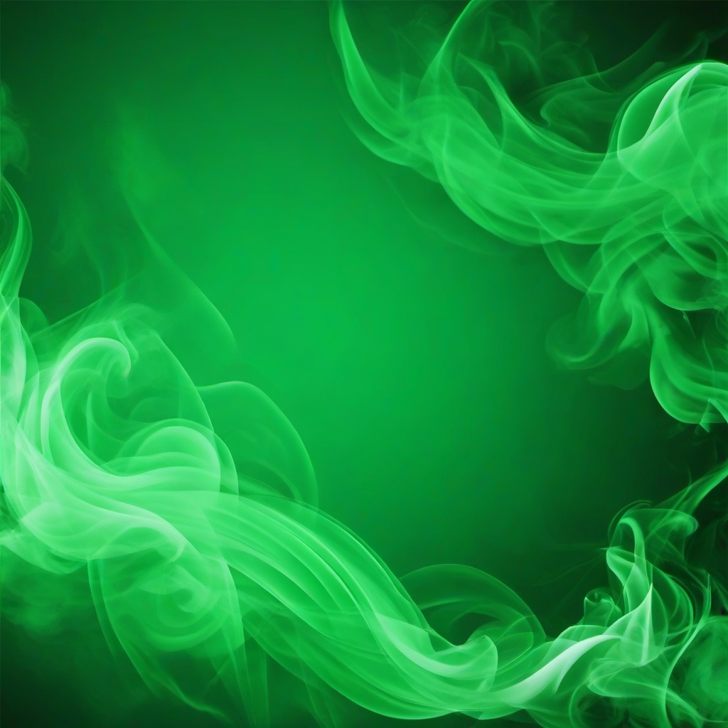 Smoke Background - green background smoke effect  