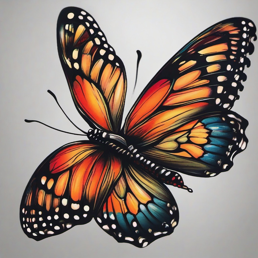 delicate butterfly tattoo designs  