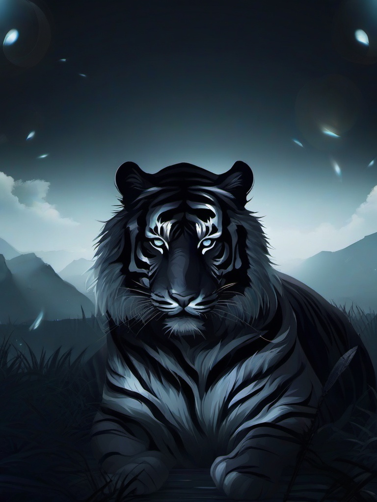 Dark Tiger Wallpaper  ,mobile iphone background wallpaper