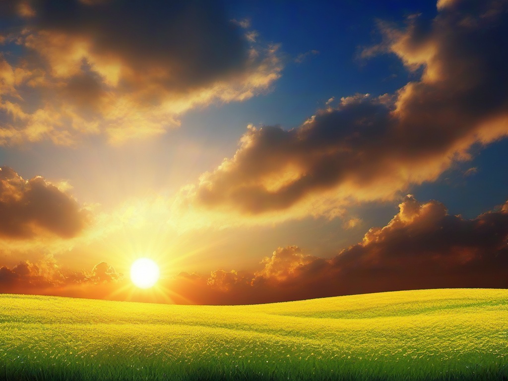 Sky With Sun Background  ,desktop background wallpaper