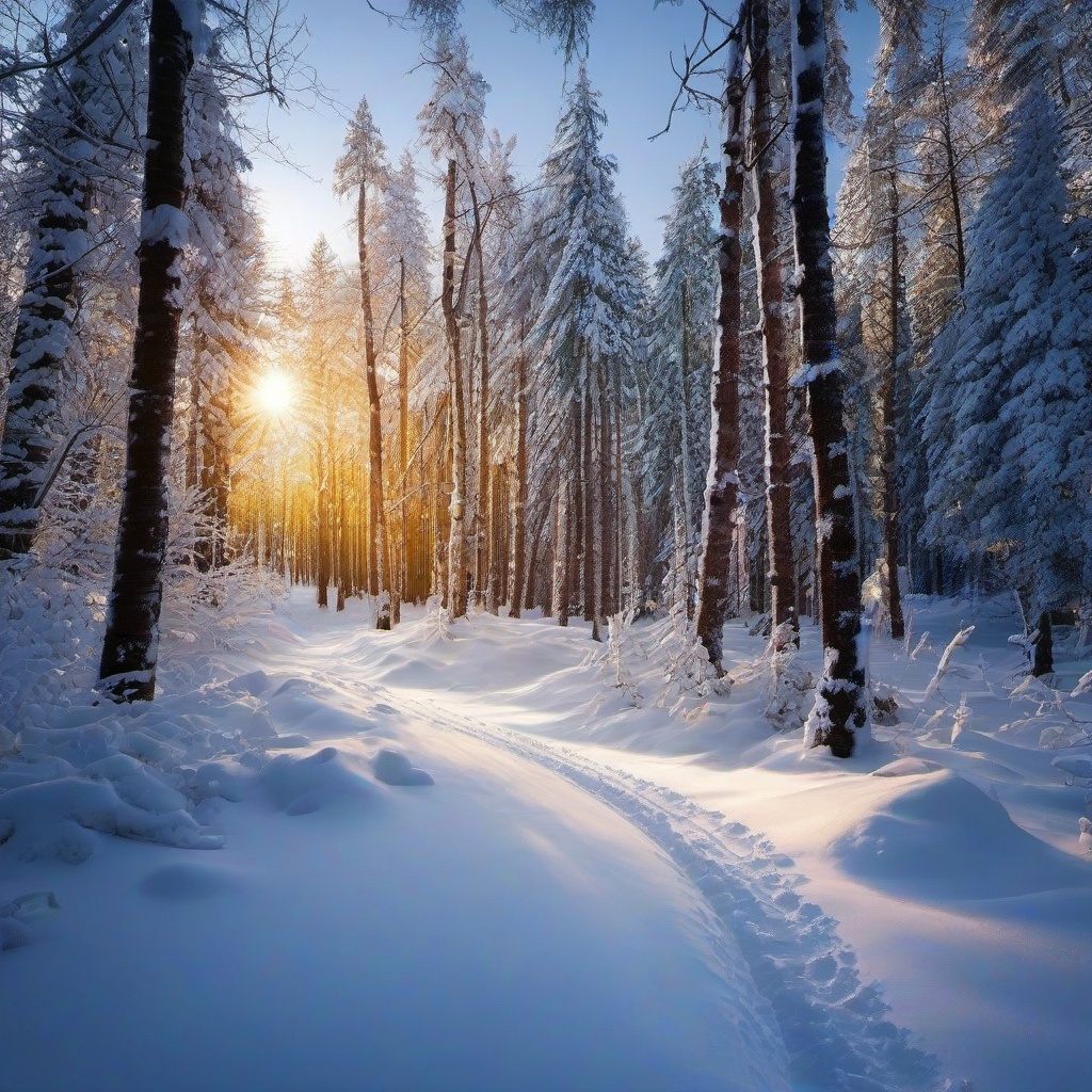 Snow Background Wallpaper - snowy woods wallpaper  