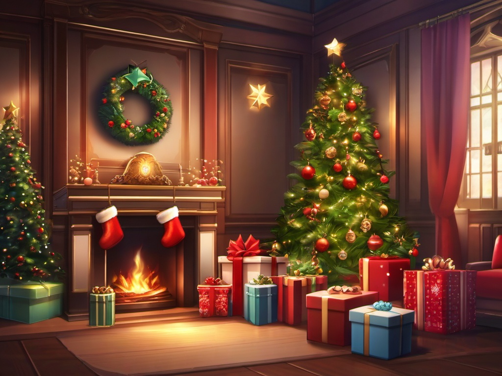 Gacha Background Christmas  