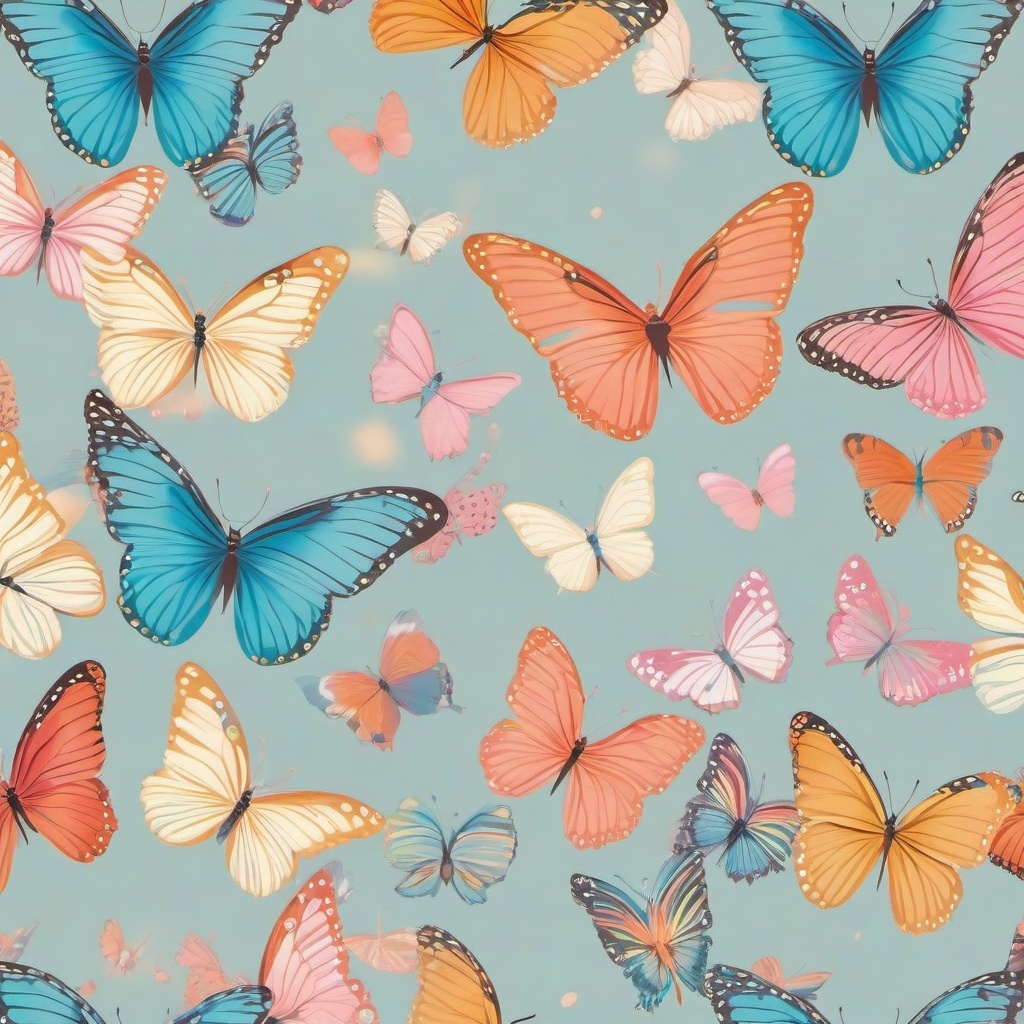 Butterfly Background Wallpaper - pastel butterfly wallpaper  