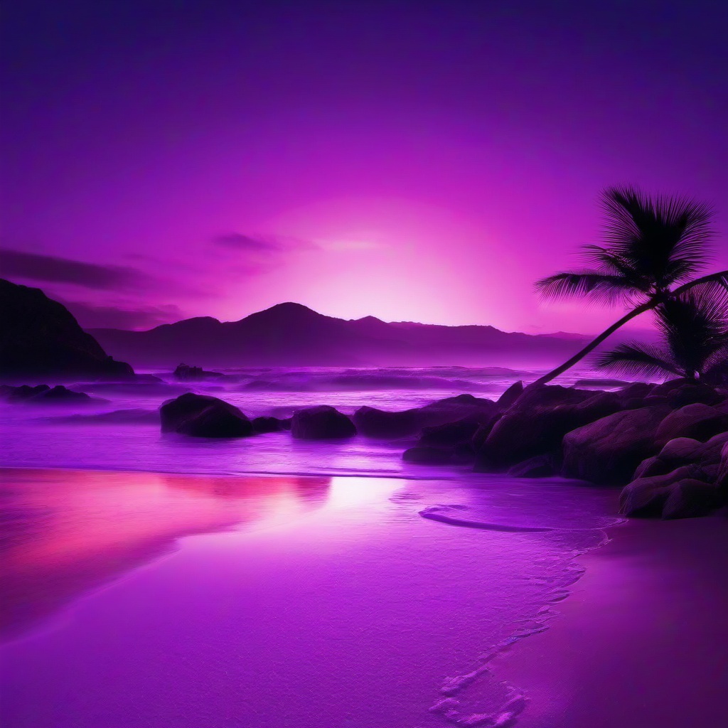 Purple Background Wallpaper - purple beach wallpaper  