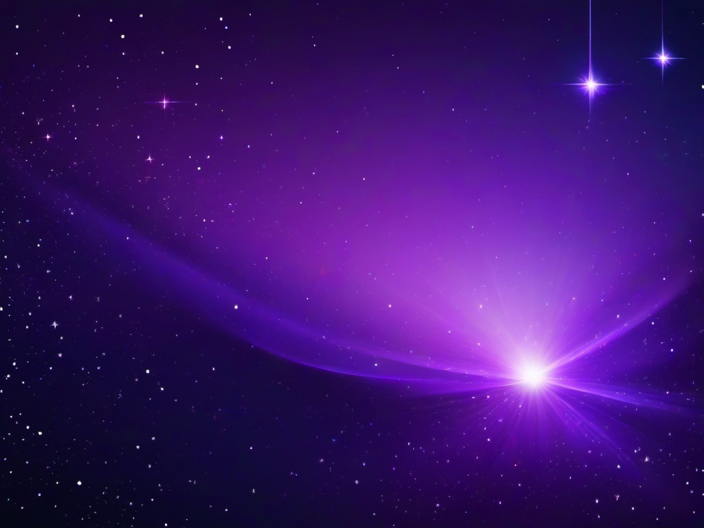 Purple Starry Background  