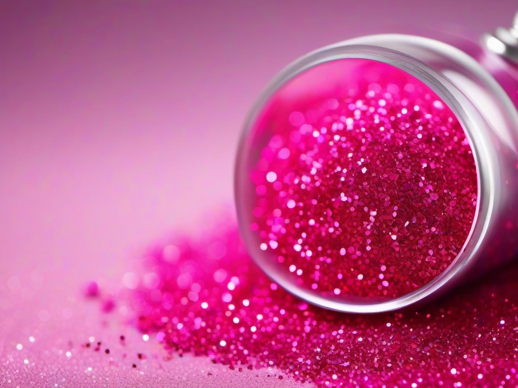 Pink Red Glitter Background  