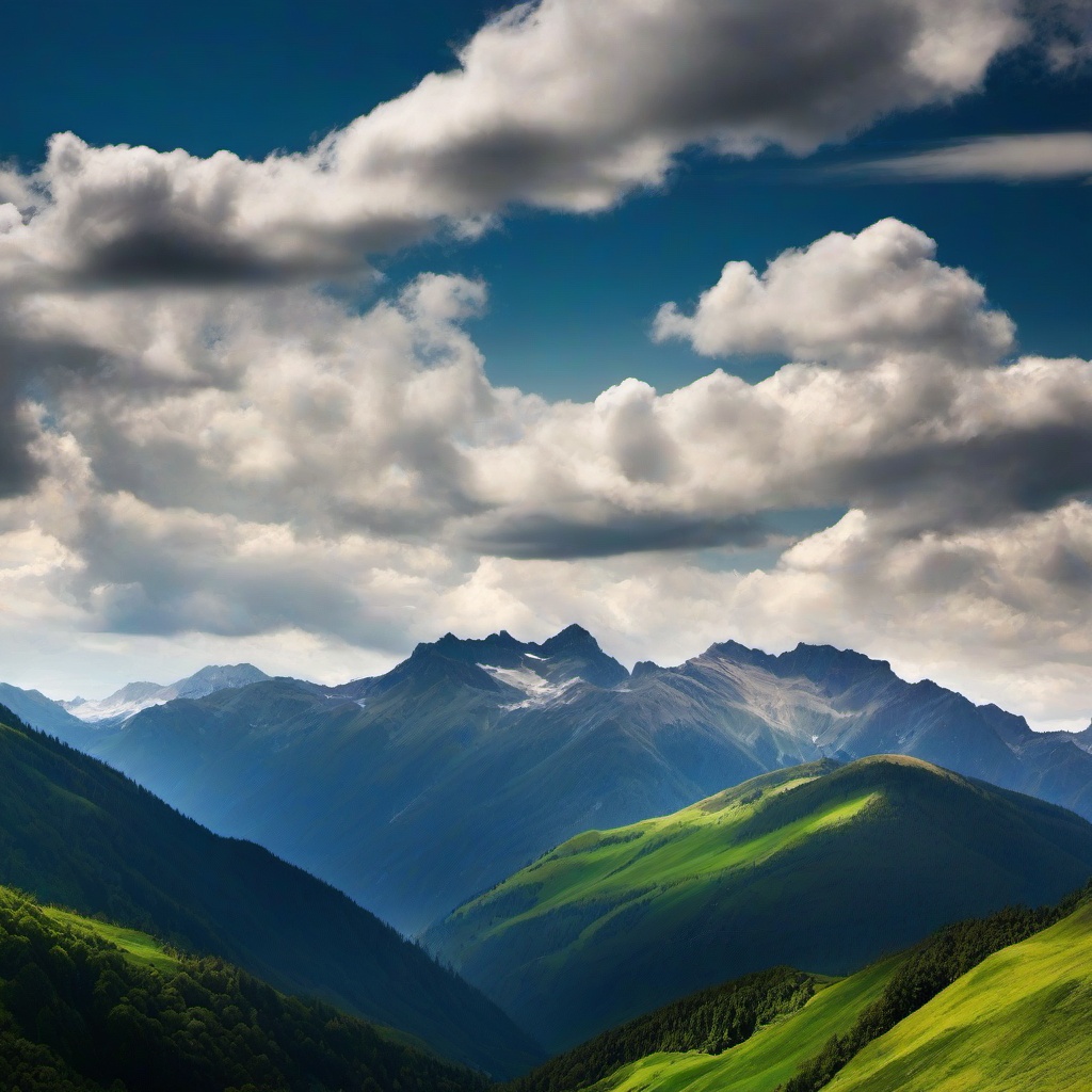 Mountain Background Wallpaper - cloudy mountain background  