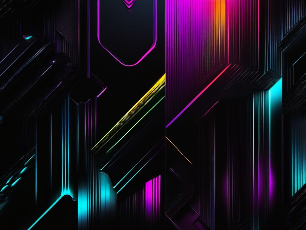 Black And Neon Background  ,desktop background wallpaper