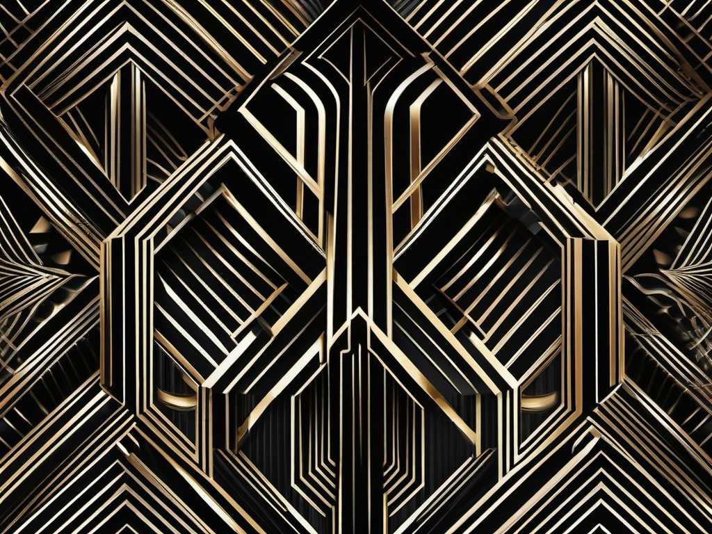 Black Art Deco Wallpaper  ,desktop background wallpaper