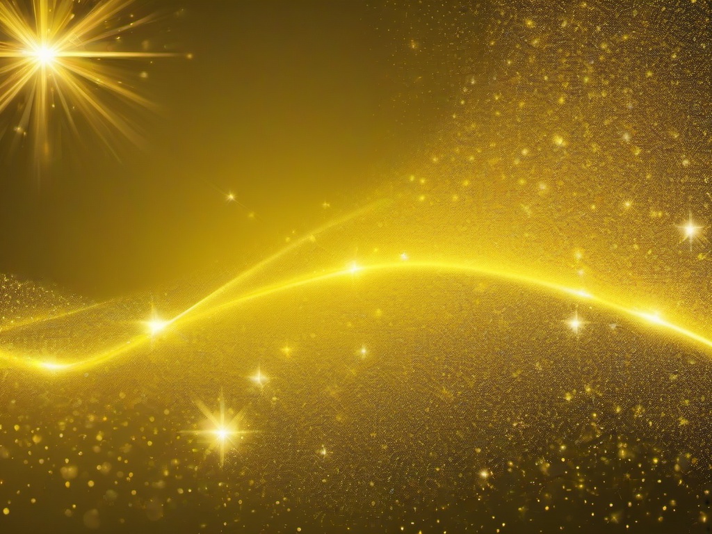 Yellow Background Sparkle  