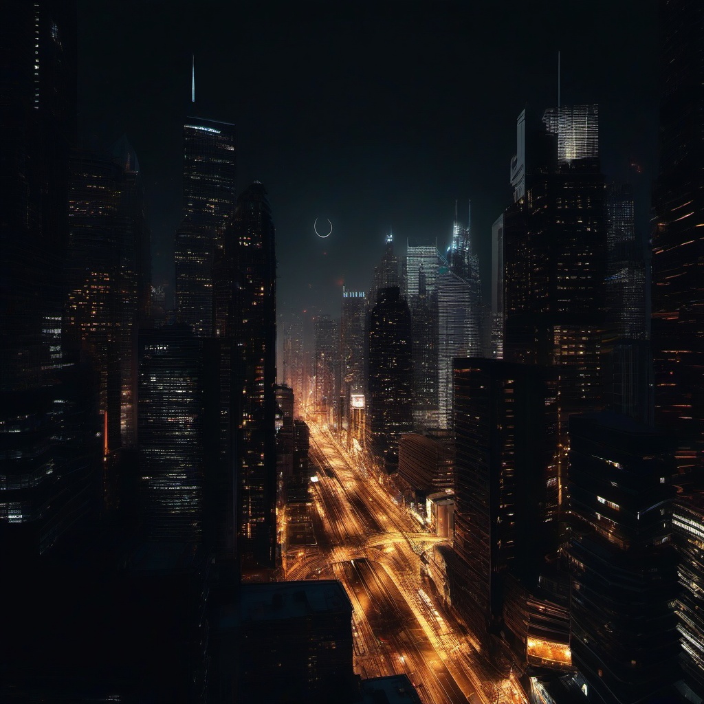 City Dark Background  ,desktop background wallpaper