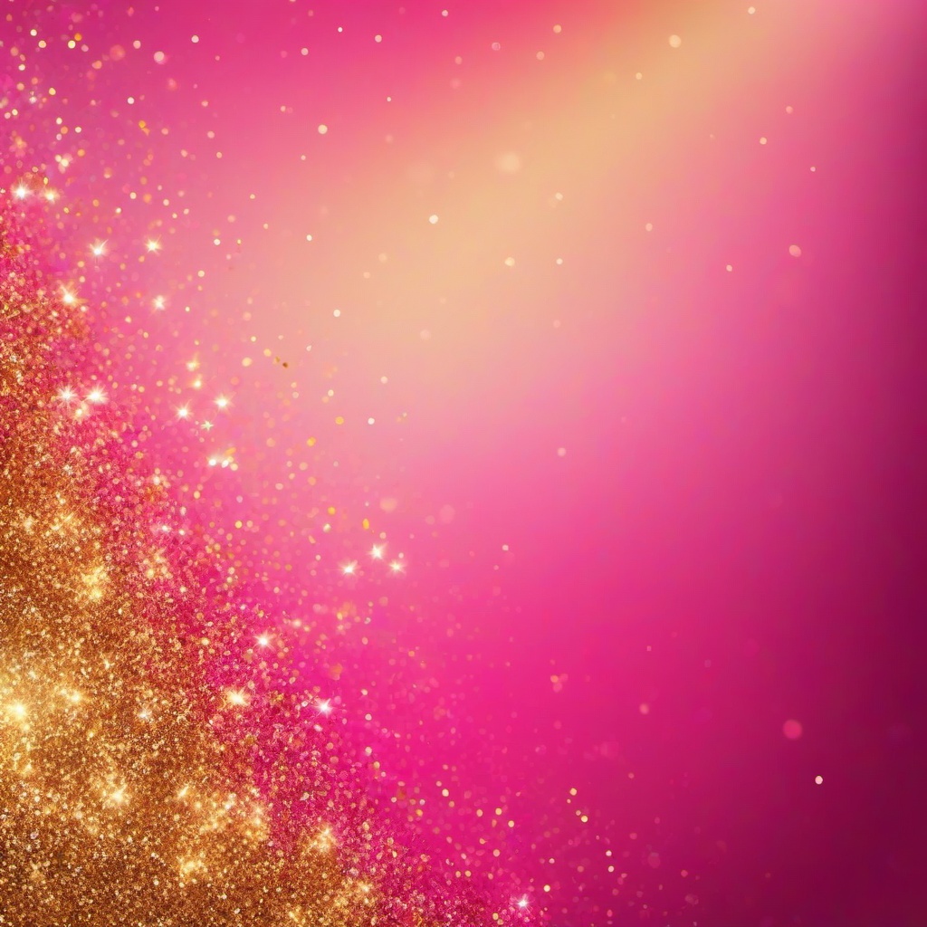 Glitter background - pink and gold sparkle background  