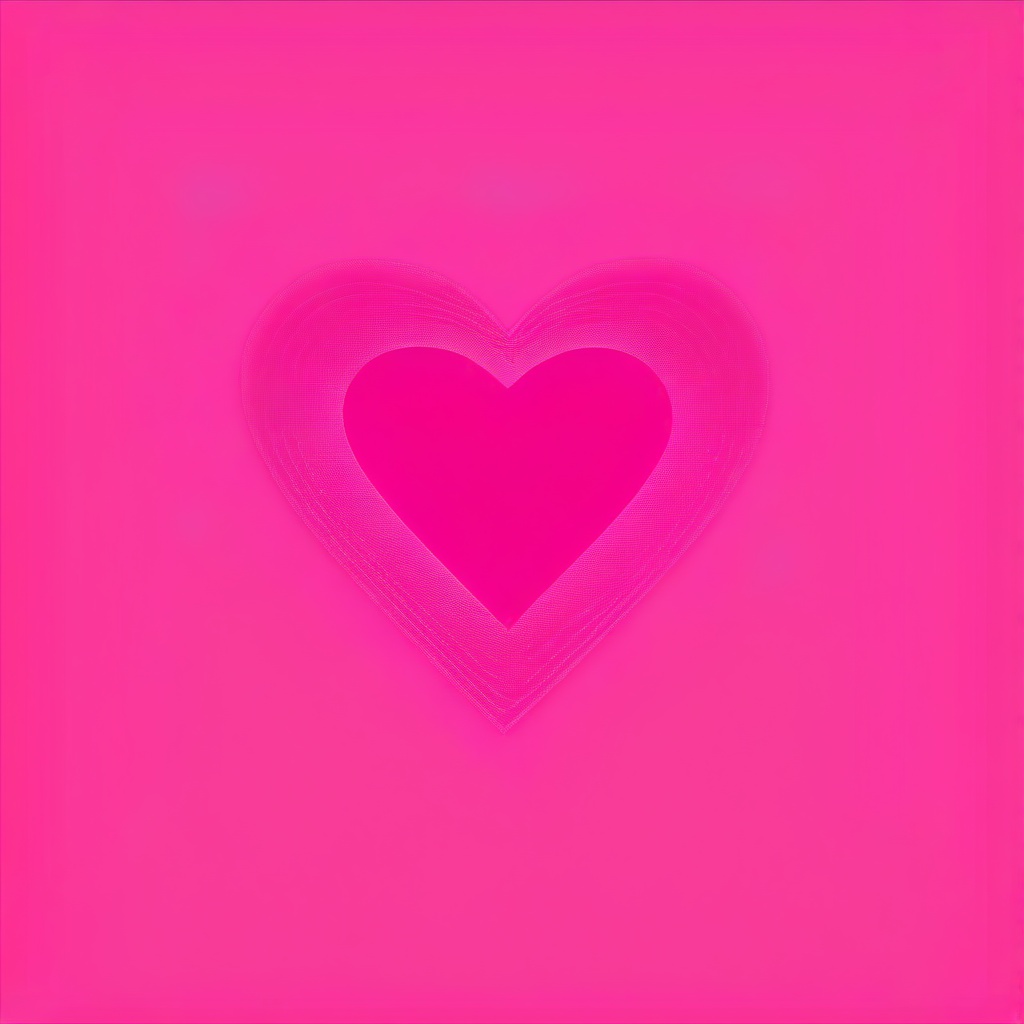 heart with pink background  