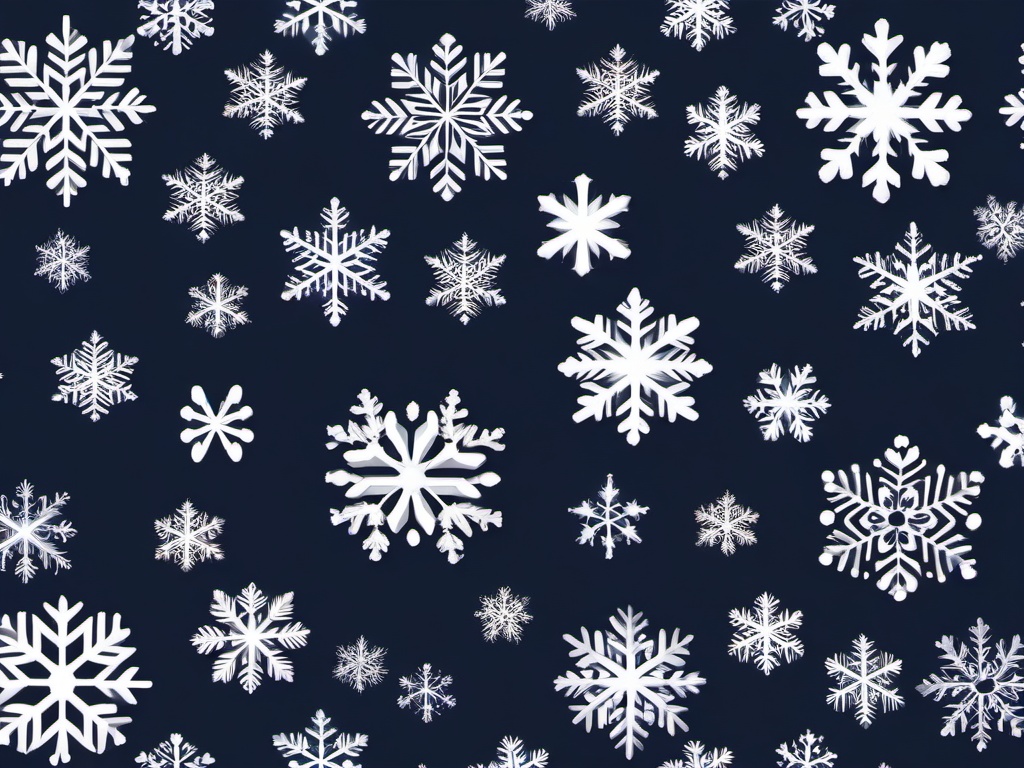 Snowflake Background Aesthetic  