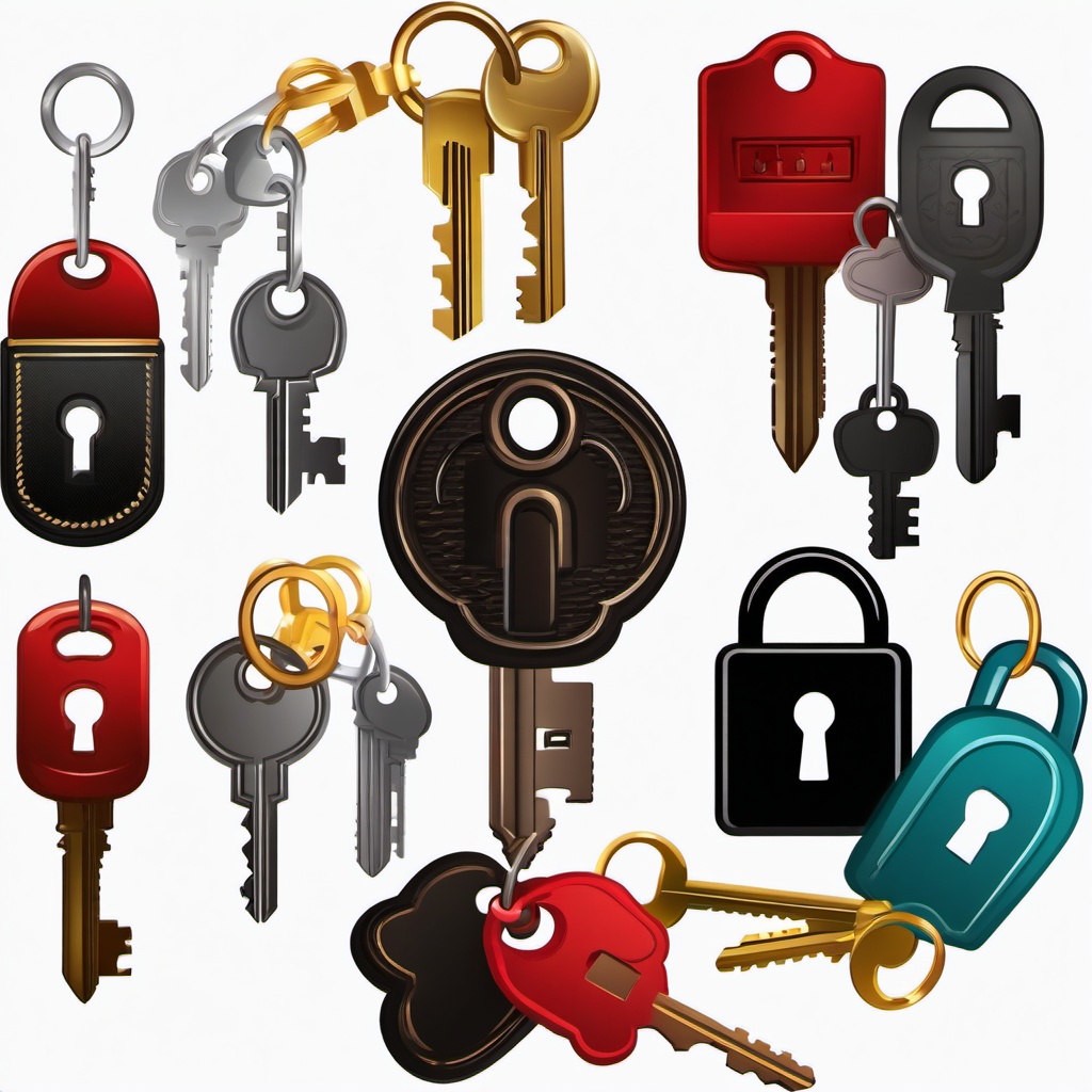 Key clipart - key in a lock  clipart